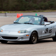 First time the Miata’s been autocrossed since it had its windshield/a-pillars wrapped gloss black to match the hardtop.